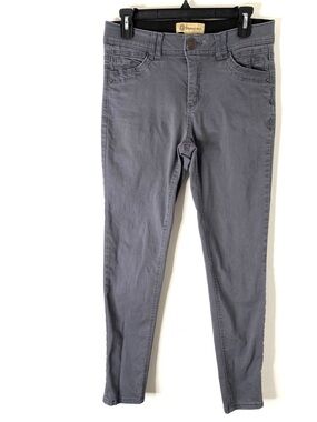 Democracy Grey AB Technology Skinny Jeans Stretch Zip Fly Button Closure